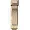 Ekena Millwork Legacy Craftsman Rough Sawn Bracket w/ Offset Brace, Douglas Fir, 6"W x 16"D x 24"H BKT0604X16X24LEC04RDF - alternate 3